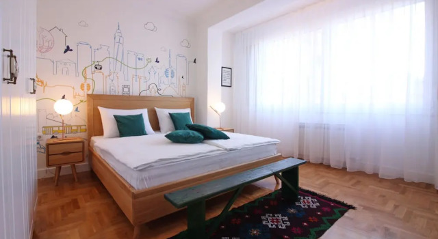 Апартаменты с 2 комнатами с балконом Central Apartments Sarajevo
