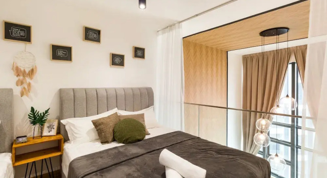 Апартаменты Deluxe с 2 комнатами EkoCheras Cozy Suite by DreamScape