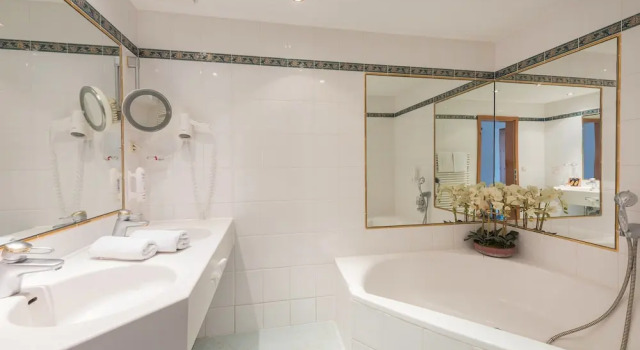 Одноместный номер Economy с балконом и с видом на горы Parkhotel Tannenhof