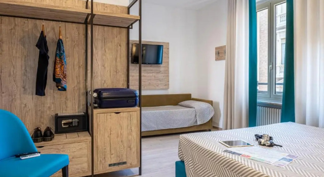 Трёхместный номер Cuneo Hotel