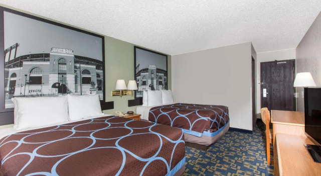 Четырёхместный номер Standard Super 8 by Wyndham Aberdeen MD