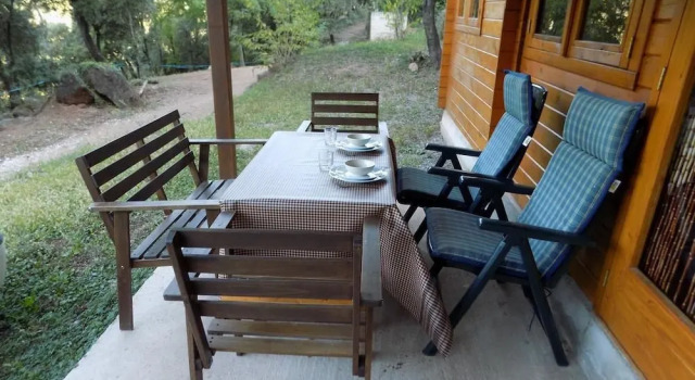Бунгало с 2 комнатами с балконом Camping Manso Coguleras