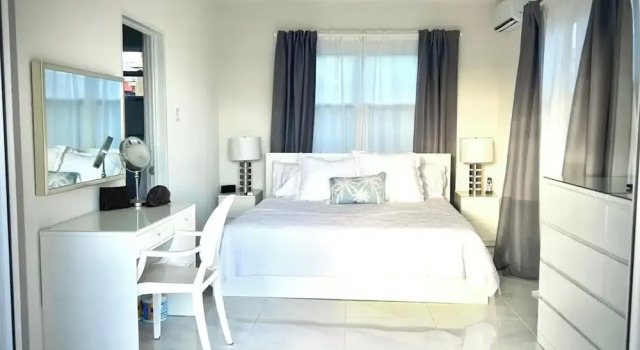Kick back and relax in this calm, stylish space