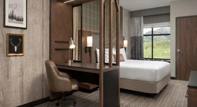 Двухместный люкс SpringHill Suites by Marriott Steamboat Springs