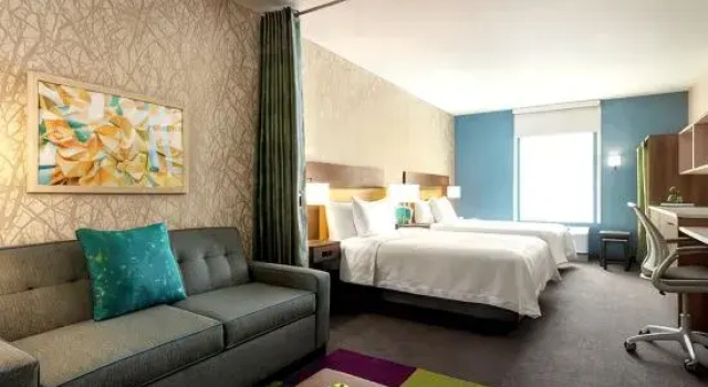 Двухместный люкс c 1 комнатой Home2 Suites By Hilton Aurora Medical Center Denver