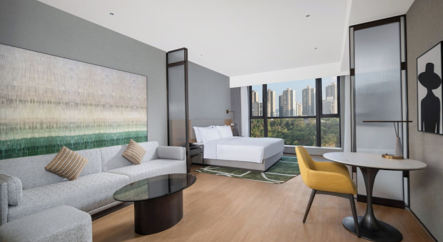 Двухместный люкс с видом на озеро Holiday Inn & Suites Chongqing Nanan by IHG