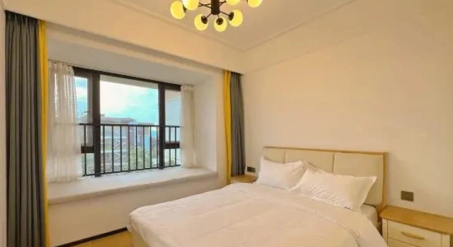 Семейный люкс с 2 комнатами с балконом Guanli Designer Homestay