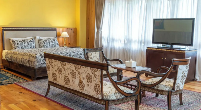 Люкс Royal с балконом и с видом на горы Tiger's Nest Resort - Best Resort In Paro