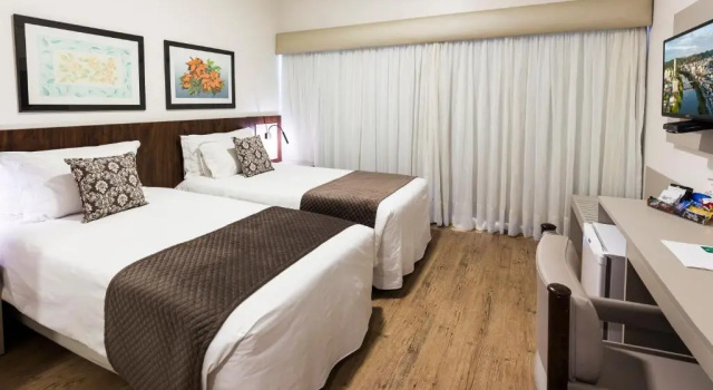 Двухместный номер Superior Plaza Blumenau Hotel - Próximo Curt Hering, Via Gastronômica