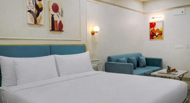 Номер Deluxe Urban Suites by BluSalzz near JECC, Jaipur
