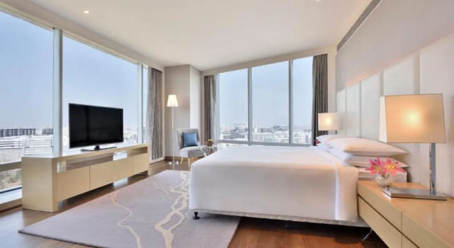 Апартаменты с 2 комнатами с видом на город Marriott Executive Apartments Hyderabad
