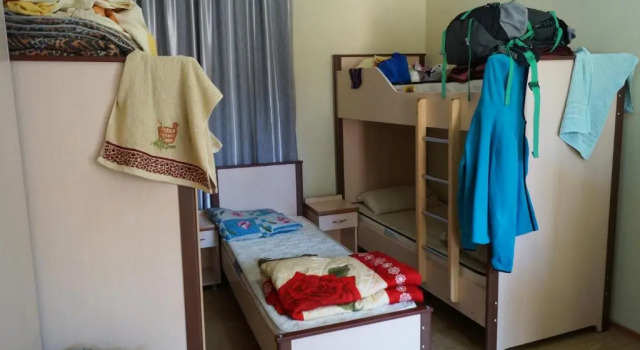 Кровать в общем номере TJ+ Hostel