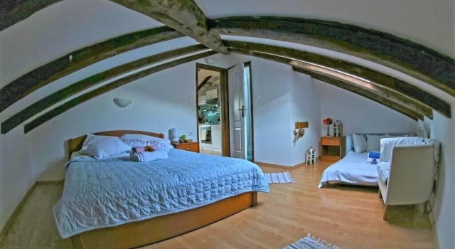 Семейный номер Standard Мансарда Pansion Tramontana Eco Stay & Sea View in Beli, Cres