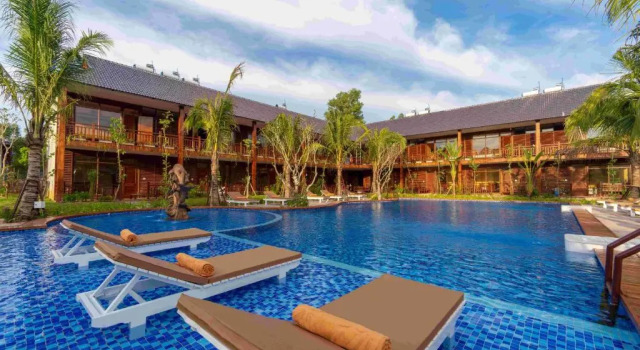 Двухместный номер Deluxe с видом на бассейн Phu Quoc Bambusa Resort