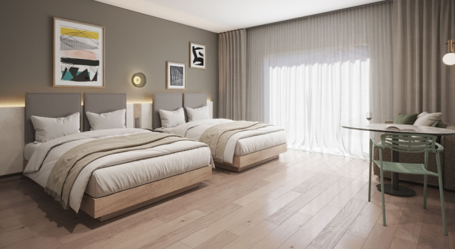 Четырёхместный номер Standard Hilton Garden Inn Tijuana Airport
