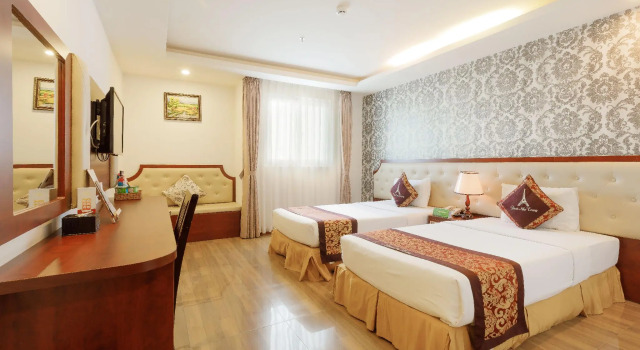 Двухместный номер Deluxe с видом на море Paris Luxury Hotel & Apartment Nha Trang