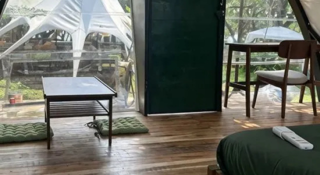 Тент с видом на сад Tropical eglamping