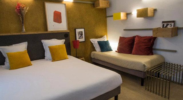 Трёхместный номер Standard Hôtel La Nouvelle République & Hammam