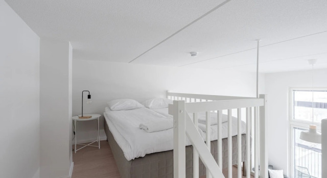 Beautiful Brand New 1BR Loft in Amuri with Balcony, Забронировать Апартаменты/квартира Апартаменты Тампере, рядом с Plevna Movie Theater Complex, Апартаменты/квартира