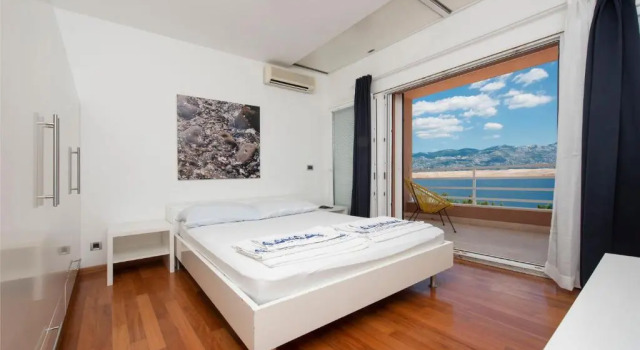 Luxury Seafront Villa Exclusive Pag with private pool by the beach on Pag island, Book Villa Pag Pag Island