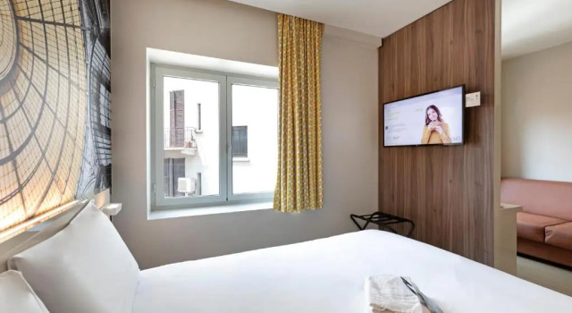 Трёхместный (наличие окна зависит от доступности) номер B&B Hotel Milano Central Station
