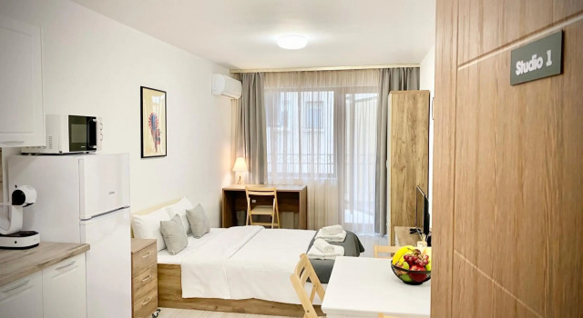 Cozy Studio next to State Opera with Work Space, Rezervovat Hotel Hotely v Stara Zagora s parkováním, Parkování