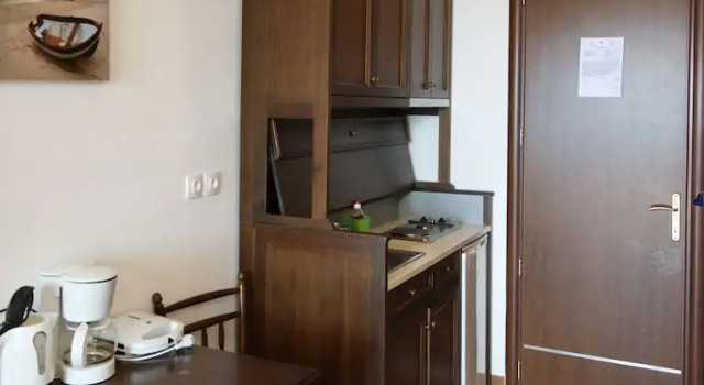 Студия с балконом и с видом на море Marilena Apartments