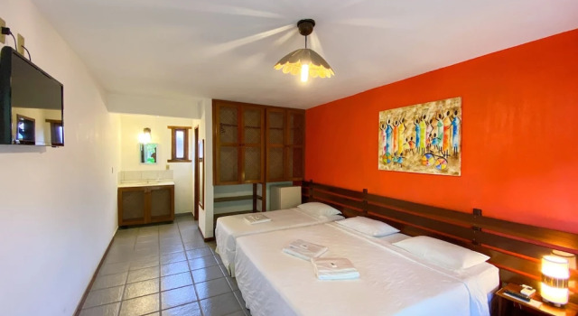 Трёхместный номер Standard с видом на сад Hotel Pousada Marambaia