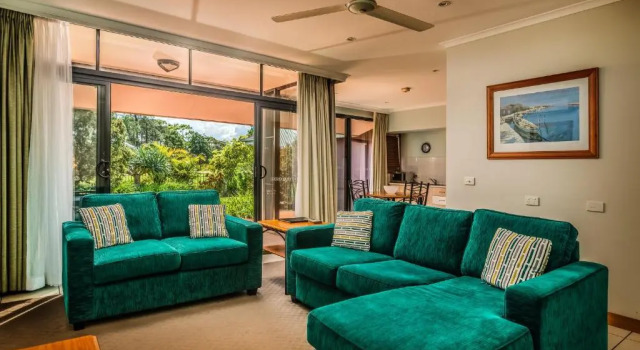 Апартаменты с 2 комнатами с балконом Riverside Holiday Resort Urunga
