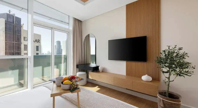 Maison Privee - Dazzling Downtown Retreat w/ Panoramic City Views, Забронировать Апартаменты/квартира Отели Эмирата Дубая с парковкой, рядом с SEGA Republic, Парковка