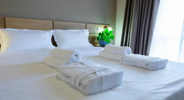 Klassisch Dreier Zimmer mit Balkon und mit Bergblick Hotel Horizont Telavi