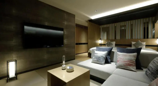 Двухместная номер Japanese Style Deluxe with Open-air Bath East Wing Hakone Gora KARAKU