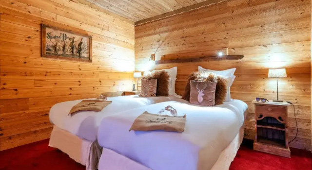 Номер Comfort Hôtel Au Chamois dOr by Les Etincelles