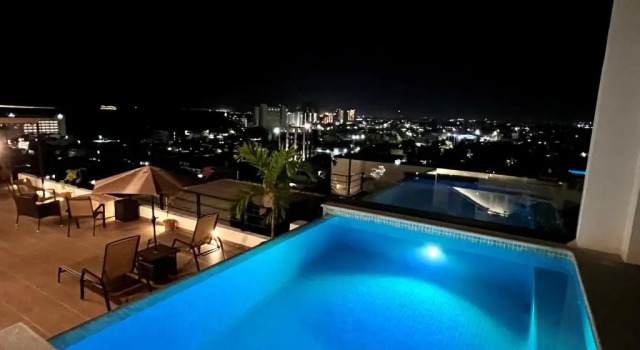 Апартаменты Condo SantoMar - Scenic views, 2Bed, 2Bath in Downtown, Pool, Gym, BBQ