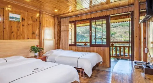 Семейный люкс Мансарда Longji Rice Terraces Fengya Mountain Dwelling B&B