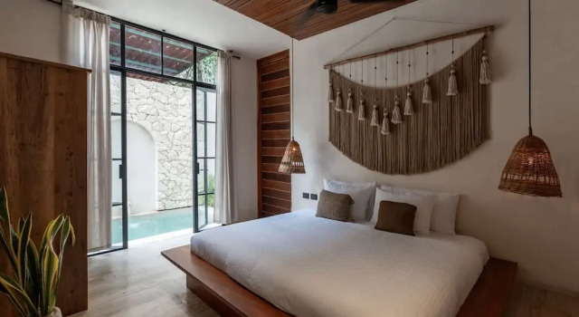 Bohemian 2BR Boutique Condo in Trendy La Veleta, Varaa Boutique-hotelli Tulum Quintana Roo