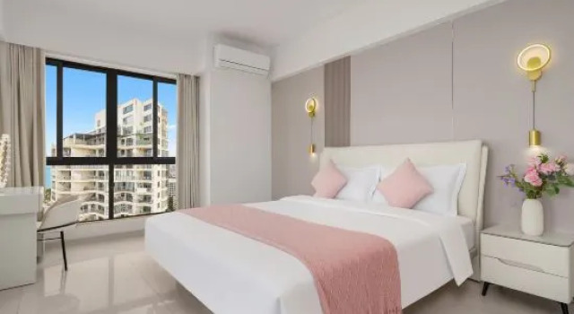 Люкс Luxury с 2 комнатами с видом на море Sanya Yunju Seaview Apartment