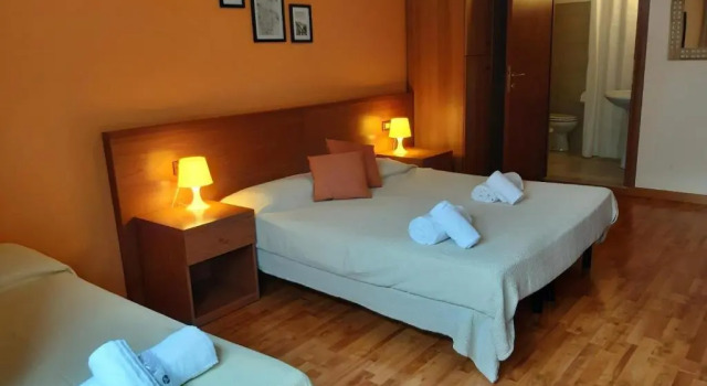Трёхместный номер Standard с балконом The BED & BIKE Feltre