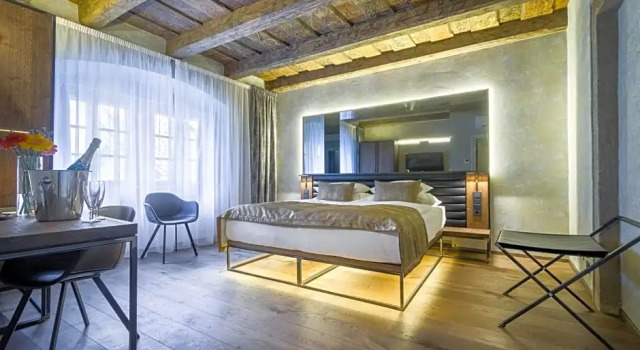 Luxo Quádruplo quarto Hotel Waldstein