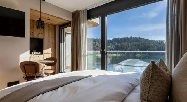 Номер Deluxe с видом на озеро Postresidenz am See