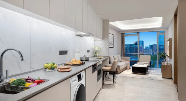 Апартаменты Deluxe Somerset Gaoxin Chengdu