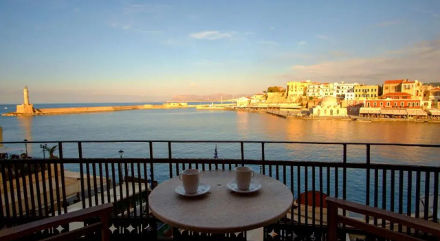 Люкс Deluxe с балконом и с видом на море Erietta Suites