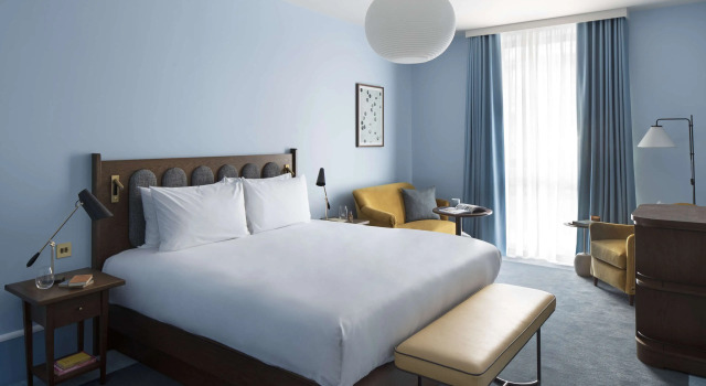 Deluxe dobbelt værelse med udsigt over gårdspladsen Hyatt Centric Cambridge