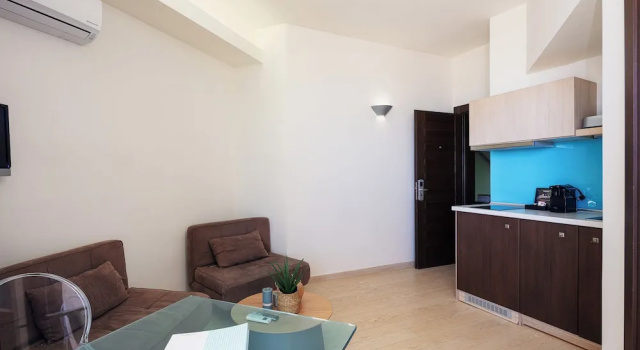 Апартаменты с балконом и с частичным видом на море Steris Elegant Beach Hotel