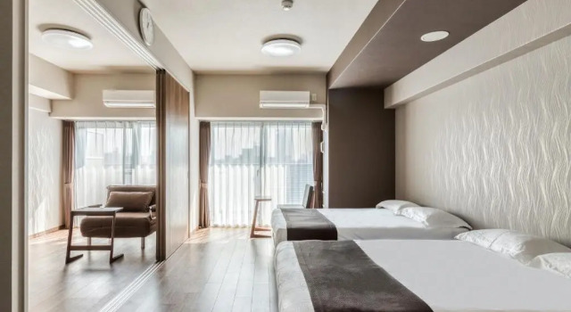 Люкс Superior Ostay Shin-Osaka Hotel Apartment