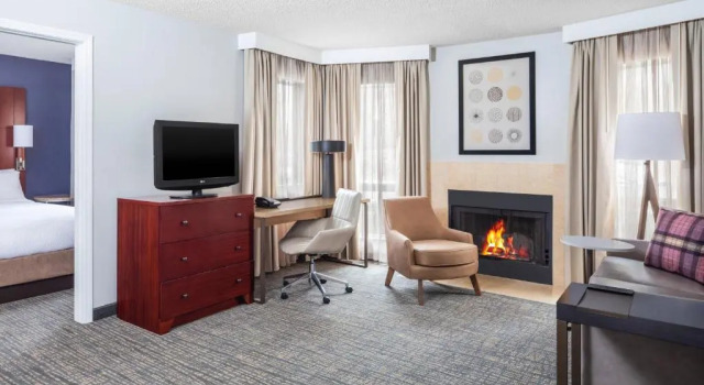 Двухместный люкс с 2 комнатами Residence Inn Durham Research Triangle Park