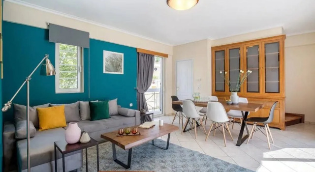 Stylish one-bedroom maisonette in Mets, Забронировать Отель Неос-Космос Афины, рядом с Theocharakis Foundation
