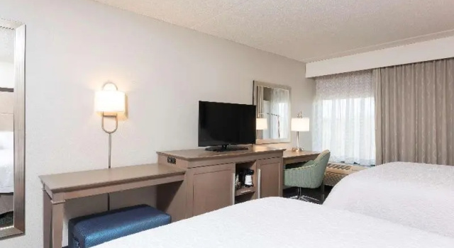 Standard- seksdobbelt værelse Hampton Inn Bloomington