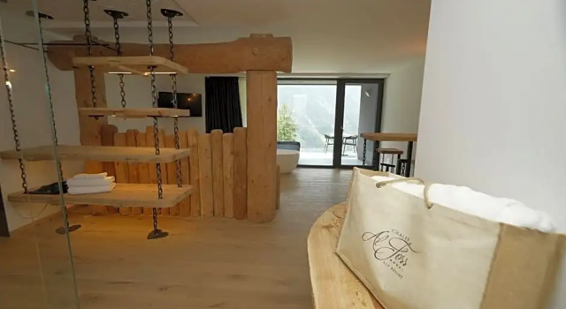 Номер Standard с видом на бассейн Hotel Chalet Al Foss