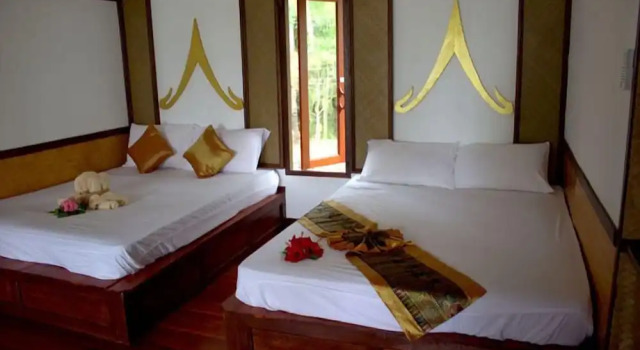 Семейный номер Standard с балконом и рядом с пляжем Libong Beach Resort